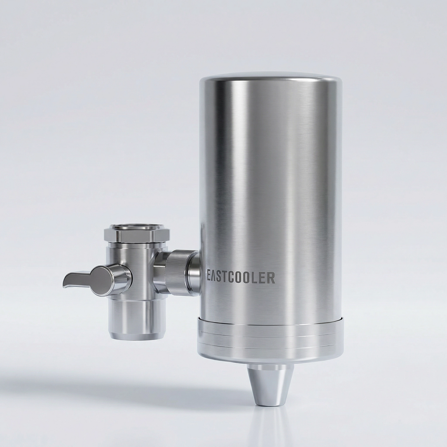 Filtru de apă de la robinet din oțel inoxidabil – 304 de calitate alimentară, cărbune activat cu 4 straturi, comutator filtrat/nefiltrat, potrivire universală