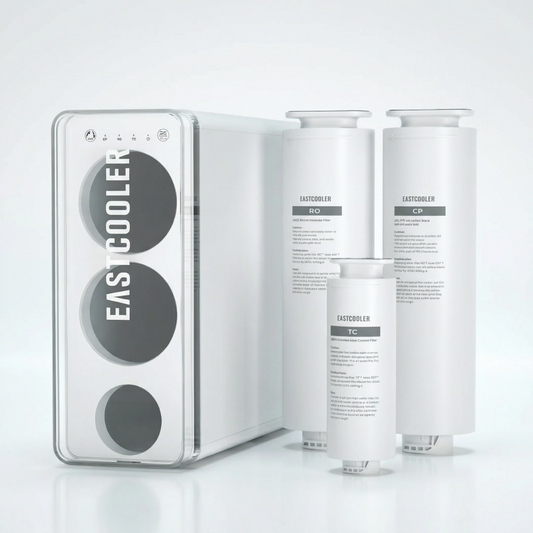 Sistem de osmoză inversă fără rezervor sub chiuvetă – 600 GPD, filtrare în 11 etape, post-filtru mineral alcalin, indicator de viață a filtrului, pur la scurgere 3:1