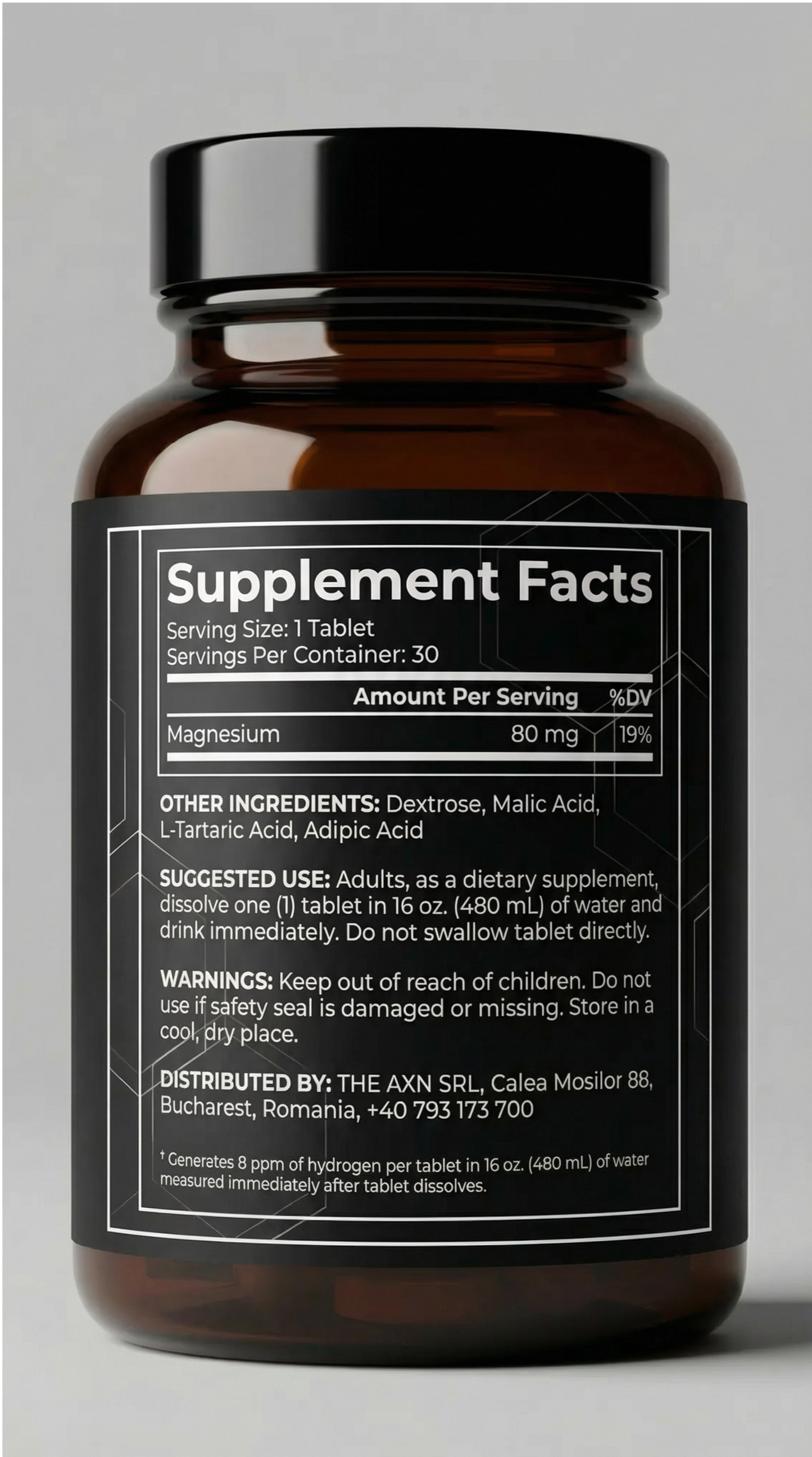 Hydrion H2 Molecular Hydrogen, 30 Tablets