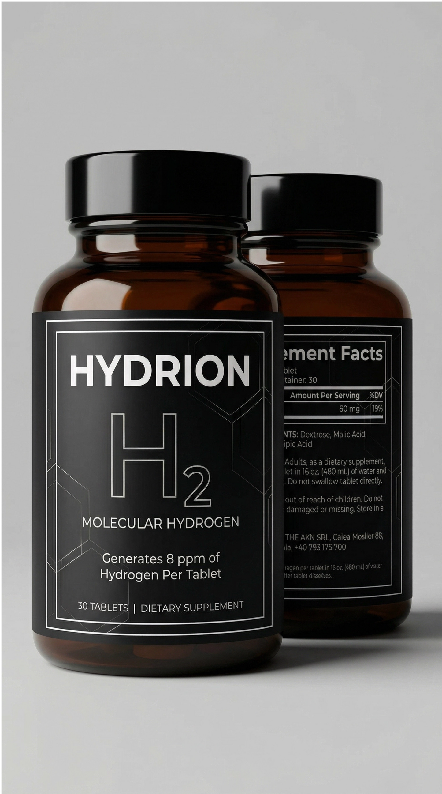 Hydrion H2 Molecular Hydrogen, 30 Tablets