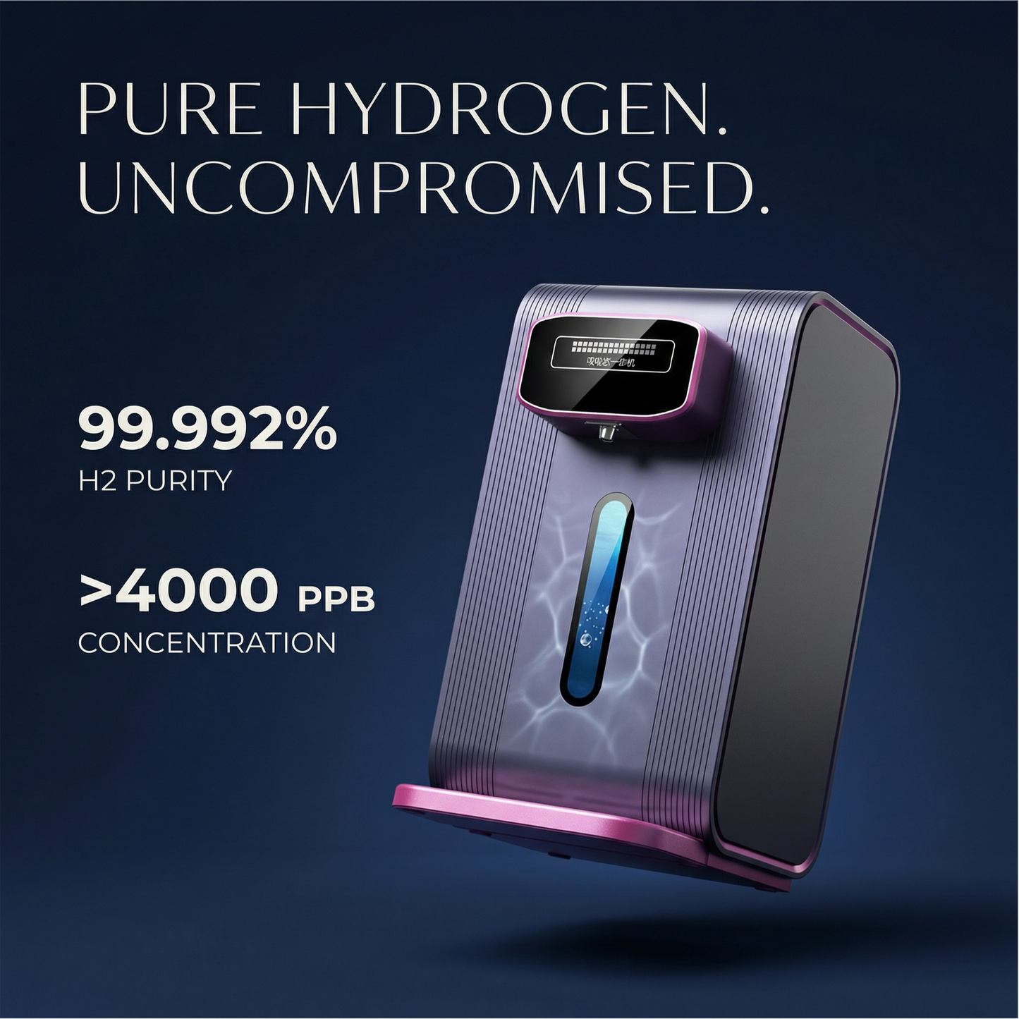 Aparat de apă cu hidrogen Hydrion Onyx + inhalator