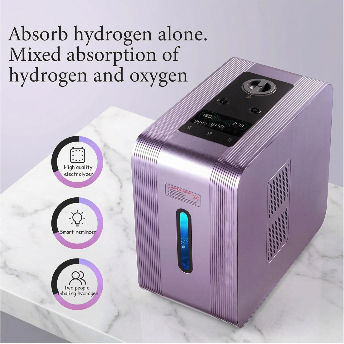 Aparat de inhalare de hidrogen Hydrion Zenith
