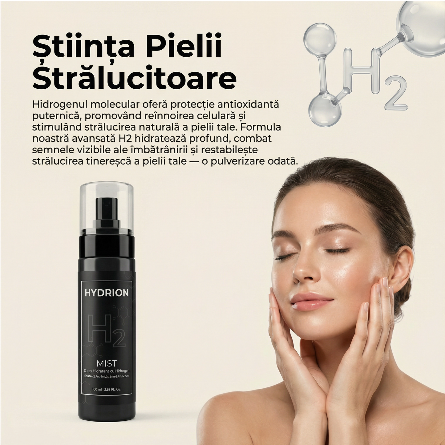 Hydrion Mist | Spray hidratant cu hidrogen