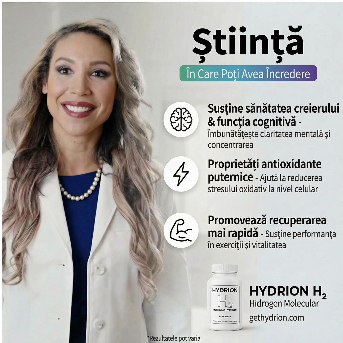 Hydrion H2 Molecular Hydrogen, 90 Tablete