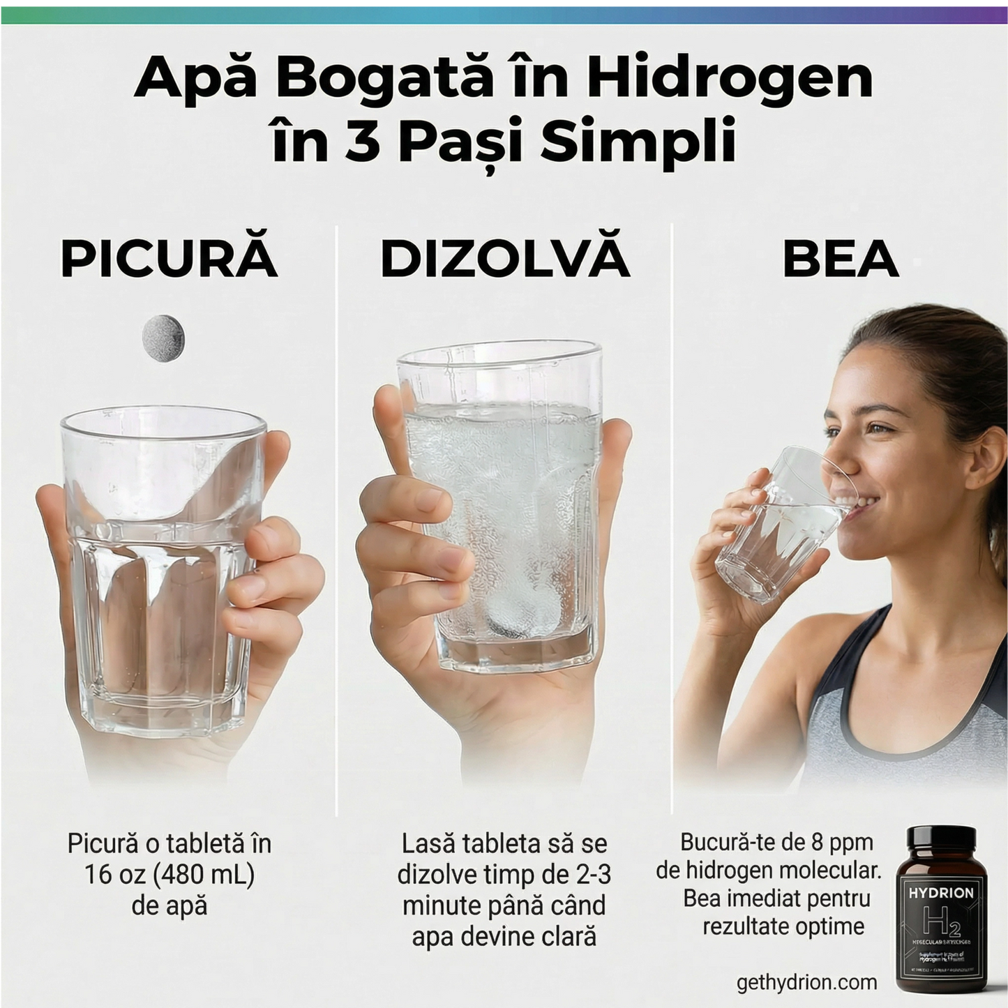 Hydrion H2 Molecular Hydrogen, 30 Tablets