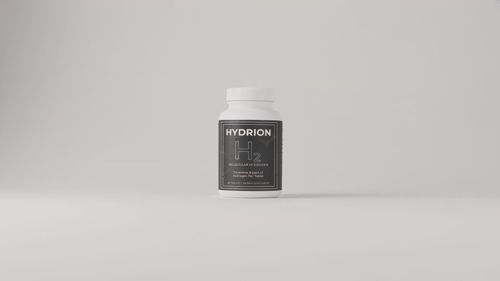 Hydrion H2 molecular hydrogen tablets bottle