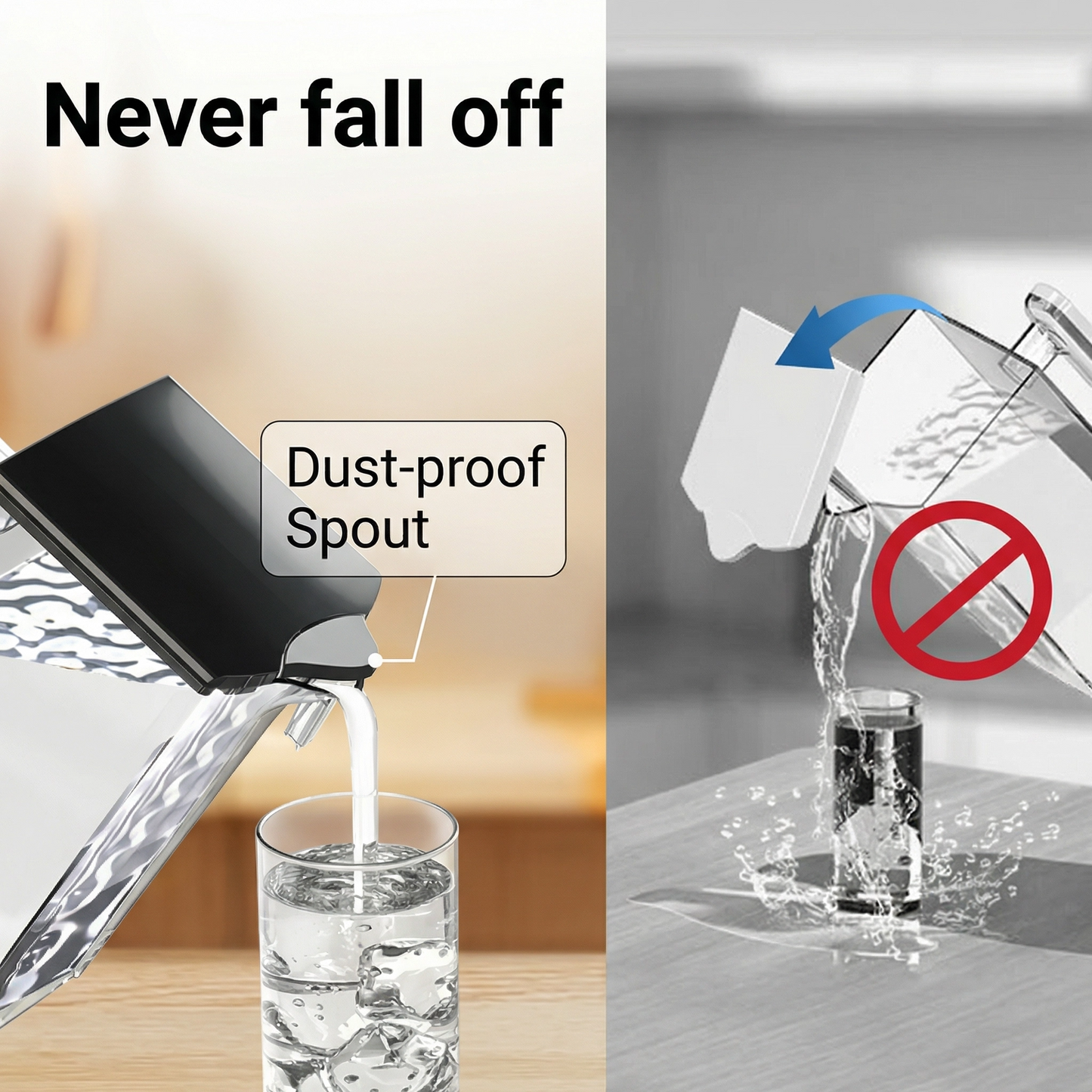 Filtru de apă cu osmoză inversă de blat & Dozator de apă caldă – 6 setări de temperatură, 0,0001 microni RO, certificat NSF/ANSI 58, rezervor de 4,5 l