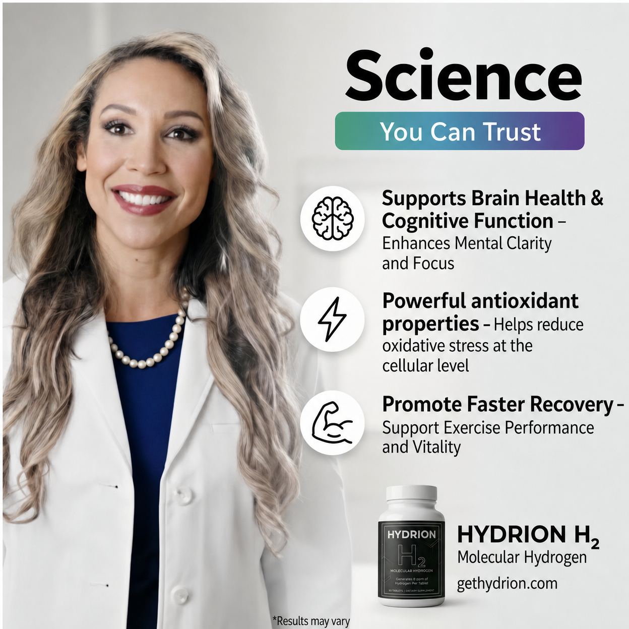 Hydrion H2 Molecular Hydrogen, 90 Tablete